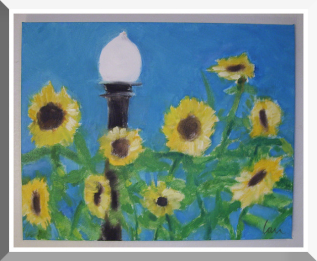 Riotous Sunflowers 16X20